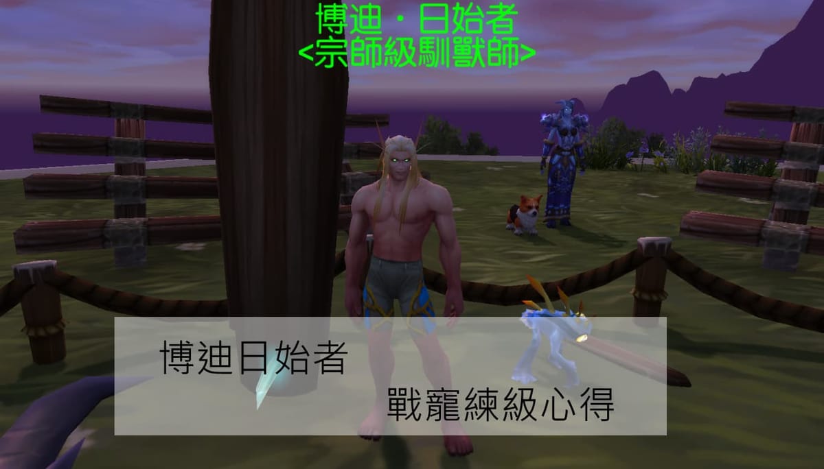 魔獸世界戰寵-新達拉然WQ-人物、戰寵練級-博迪日始者1分45秒一輪